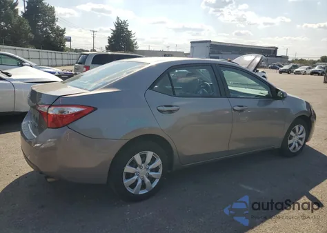 2015 Toyota Corolla L from USA, damaged, VIN 2T1BURHE2FC470918